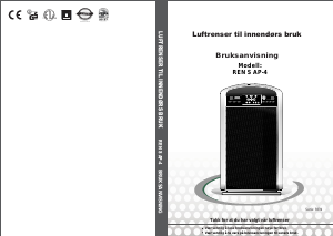 Brugsanvisning Wilfa REN S AP-4 Luftrenser