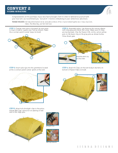 Manual Sierra Designs Convert 2 Tent