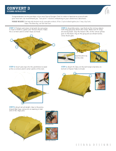 Manual Sierra Designs Convert 3 Tent