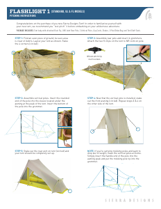 Manual Sierra Designs Flashlight 1 Tent
