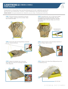 Manual Sierra Designs Lightning 2 Tent