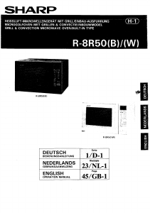 Handleiding Sharp R-8R50W Magnetron