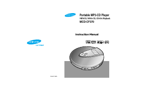 Bruksanvisning Samsung MCD-CF370 Discman