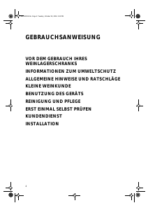 Bedienungsanleitung Whirlpool ARC 2040W Weinklimaschrank