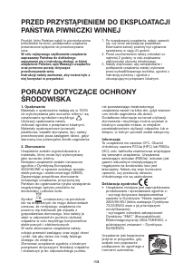 Instrukcja Whirlpool ARC 230/WH Chłodziarka do wina