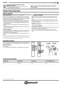 Handleiding Bauknecht B CT 63F LY X Afzuigkap