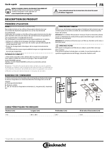 Mode d’emploi Bauknecht B CT 63F LY X Hotte aspirante