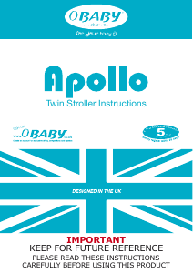 Handleiding OBaby Apollo Kinderwagen
