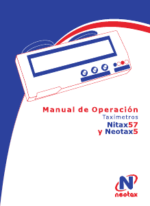 Manual de uso Neotax Nitax57 Taxímetro