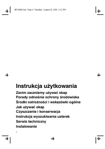 Instrukcja Bauknecht DDEI 5790 IN Okap kuchenny