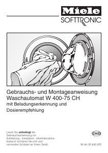 Bedienungsanleitung Miele W 400-75 CH Waschmaschine