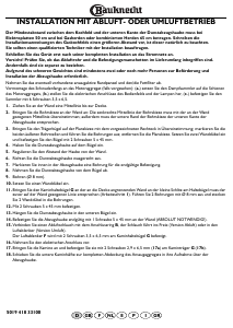 Bedienungsanleitung Bauknecht DDLE 5790/1 IN Dunstabzugshaube