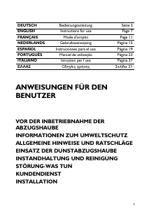 Bedienungsanleitung Bauknecht DDXE 5790 IN Dunstabzugshaube