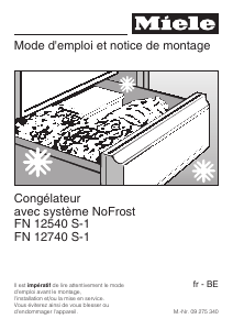 Mode d’emploi Miele FN 12540 S-1 Congélateur