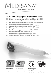 Bedienungsanleitung Medisana HM 855 Massagegerät