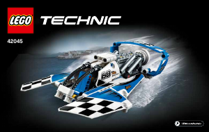 Brugsanvisning Lego set 42045 Technic Hydroplan-racerbåd