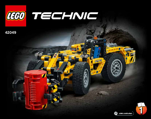 Handleiding Lego set 42049 Technic Mijnbouwgraafmachine