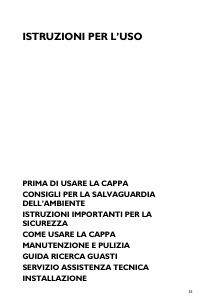 Manuale Bauknecht DNHI 5455 SG Cappa da cucina