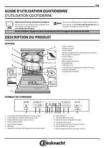 Mode d’emploi Bauknecht BBC 3C26 PF X A Lave-vaisselle