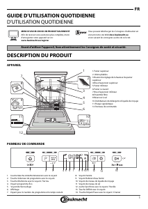 Mode d’emploi Bauknecht BBC 3C26 X Lave-vaisselle