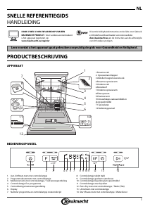 Handleiding Bauknecht BBC 3C32 X Vaatwasser