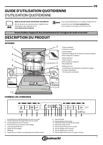 Mode d’emploi Bauknecht BCBO 3T333 DL I Lave-vaisselle