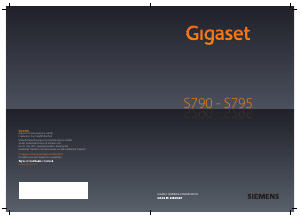 Bedienungsanleitung Gigaset S790 Schnurlose telefon
