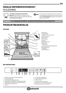 Brugsanvisning Bauknecht BCIO 3O239 PTE Opvaskemaskine