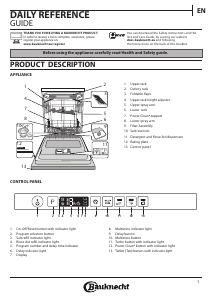 Manual Bauknecht BCIO 3O33 DEL Dishwasher