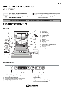 Brugsanvisning Bauknecht BCIO 3T121 PE Opvaskemaskine
