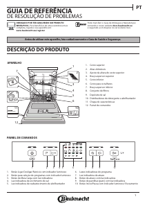 Manual Bauknecht BFE 2B19 Máquina de lavar louça