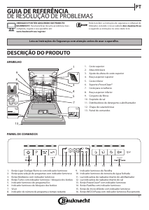 Manual Bauknecht BFO 3C33 P 6.5 X Máquina de lavar louça