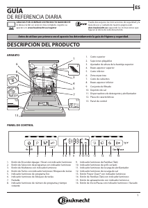 Manual de uso Bauknecht BFO 3T323 P6.5M X Lavavajillas