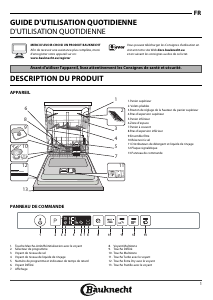 Mode d’emploi Bauknecht BIC 3C32 Lave-vaisselle