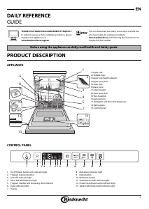 Manual Bauknecht BIO 3T323 P6 A Dishwasher