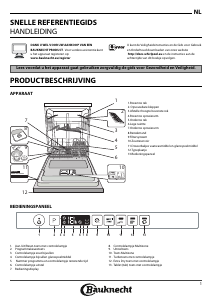 Handleiding Bauknecht BIO 3T332 E Vaatwasser