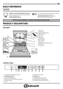 Manual Bauknecht BIO 3T332 E Dishwasher