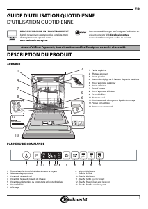 Mode d’emploi Bauknecht BIO 3T333 DELM Lave-vaisselle