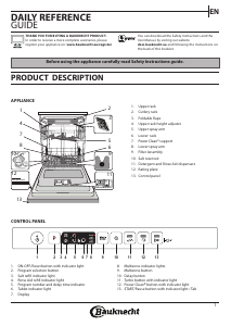 Manual Bauknecht BIO 3T341 PL Dishwasher