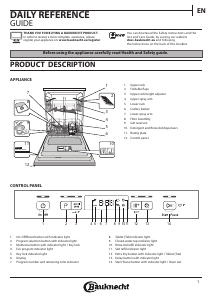 Manual Bauknecht BKBC 3C32 X C Dishwasher