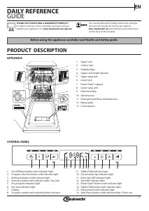 Manual Bauknecht BSUO 3O21 PF X Dishwasher