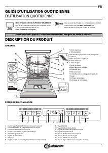 Mode d’emploi Bauknecht BUO 3T323 P6M X Lave-vaisselle