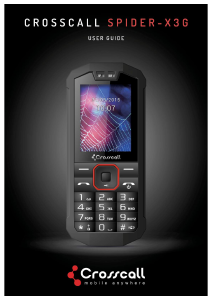 Handleiding Crosscall Spider X3G Mobiele telefoon