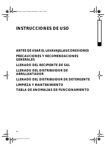 Manual de uso Bauknecht GCIE 6524 WS Lavavajillas