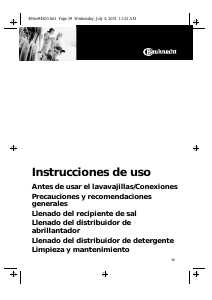 Manual de uso Bauknecht GCX 5451 Lavavajillas