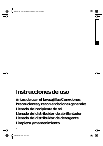Manual de uso Bauknecht GCX 5581 Lavavajillas