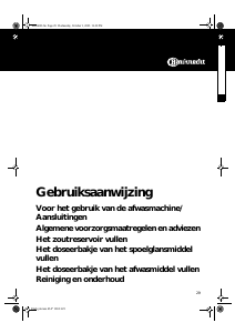 Handleiding Bauknecht GCXK 5521/1 Vaatwasser