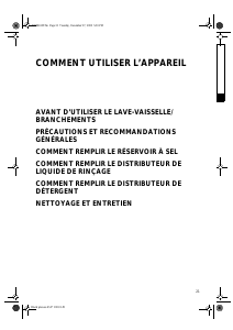 Mode d’emploi Bauknecht GMX 5500 Lave-vaisselle