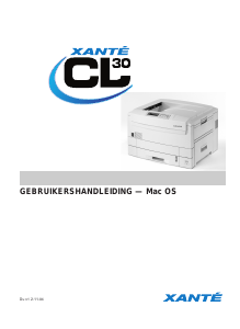 Handleiding Xanté CL30 Printer