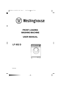 Handleiding Westinghouse LF652D Wasmachine